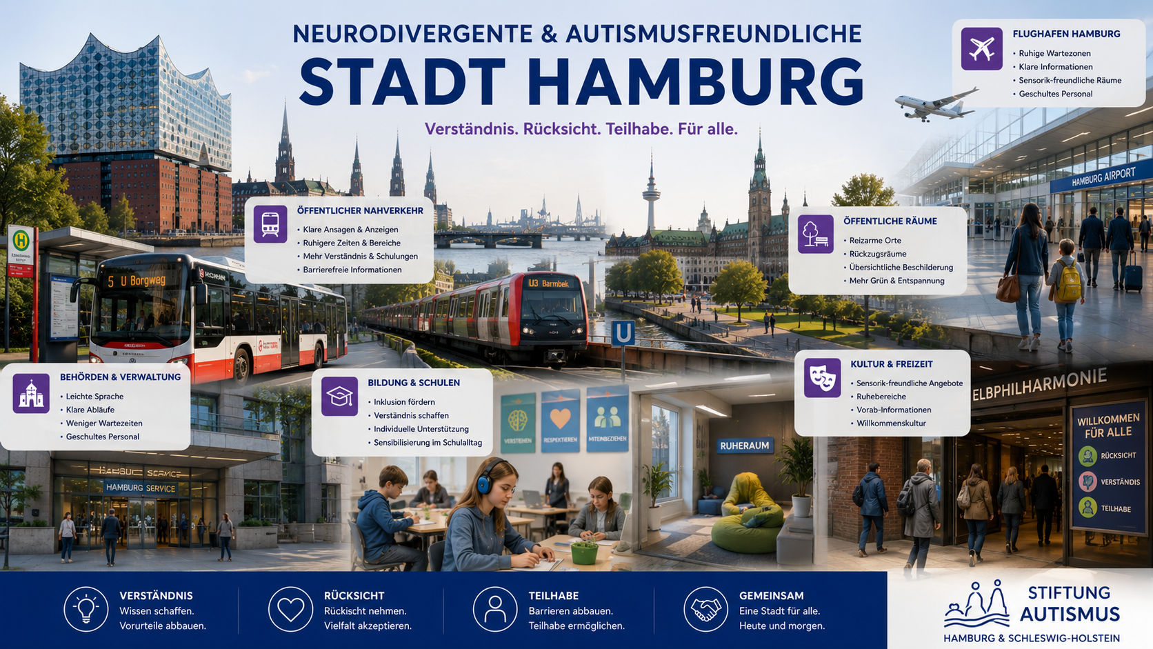 Neurodivergente und autismusfreundliche Stadt Hamburg